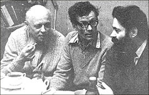 Андрей Дмитриевич Сахаров, Кронид Аркадьевич Любарский, Михаил Янович Макаренко. 1977 год